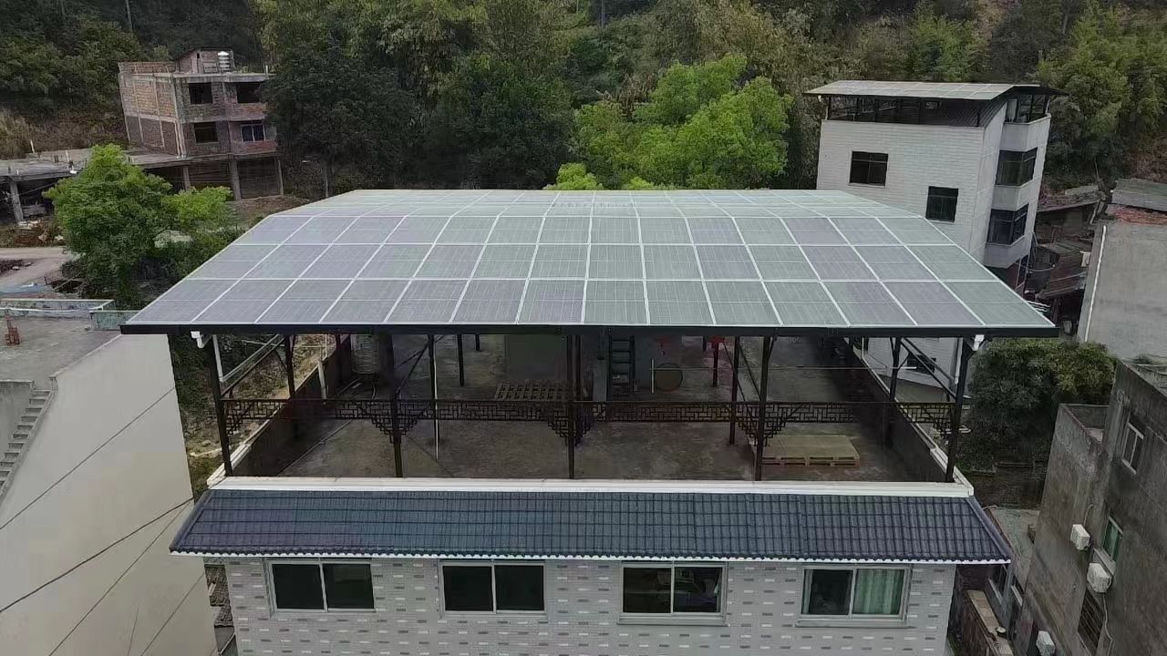 运城15kw+10kwh自建别墅家庭光伏储能系统